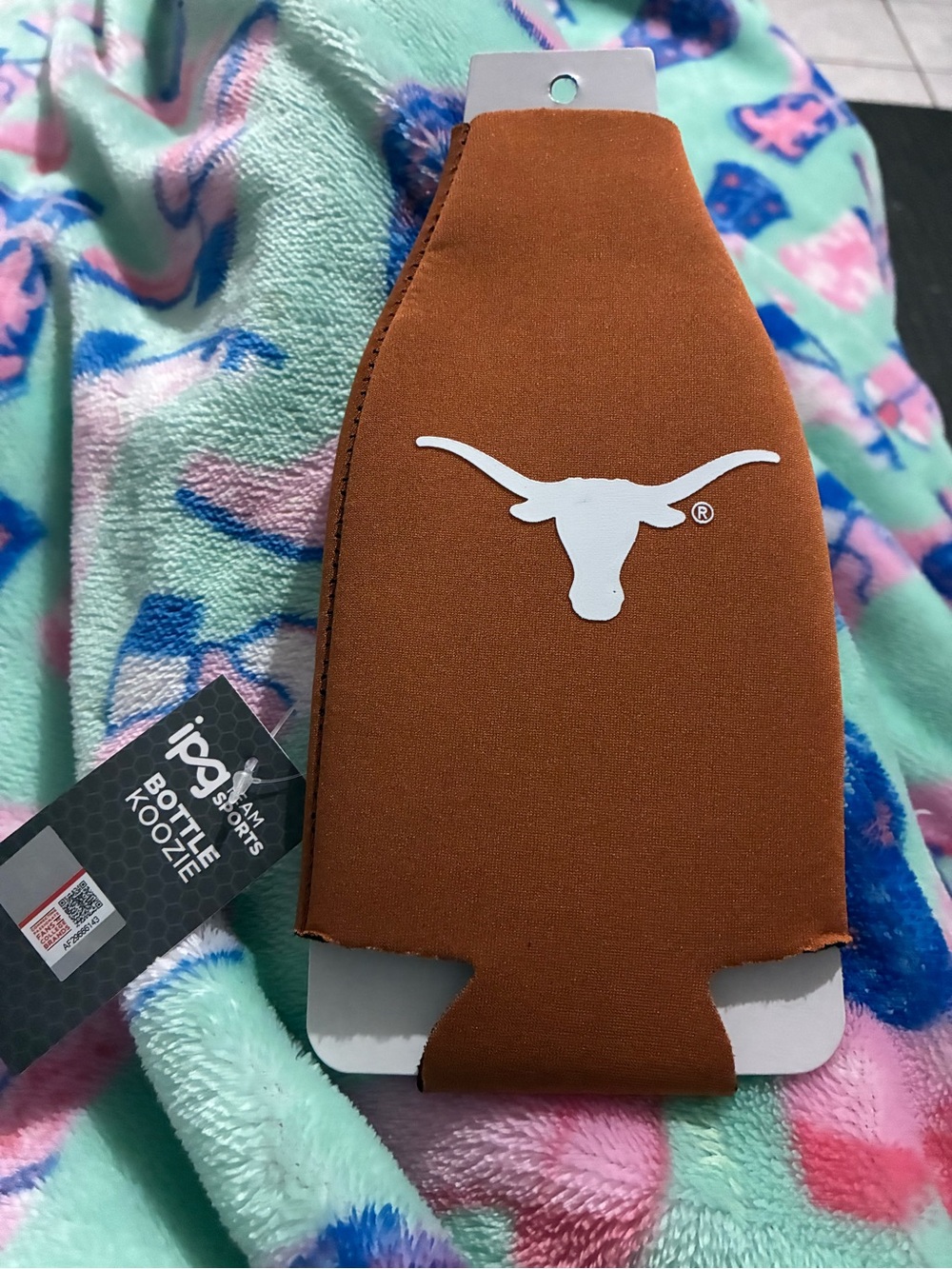 Texas Longhorns Brown Bottle Koozie